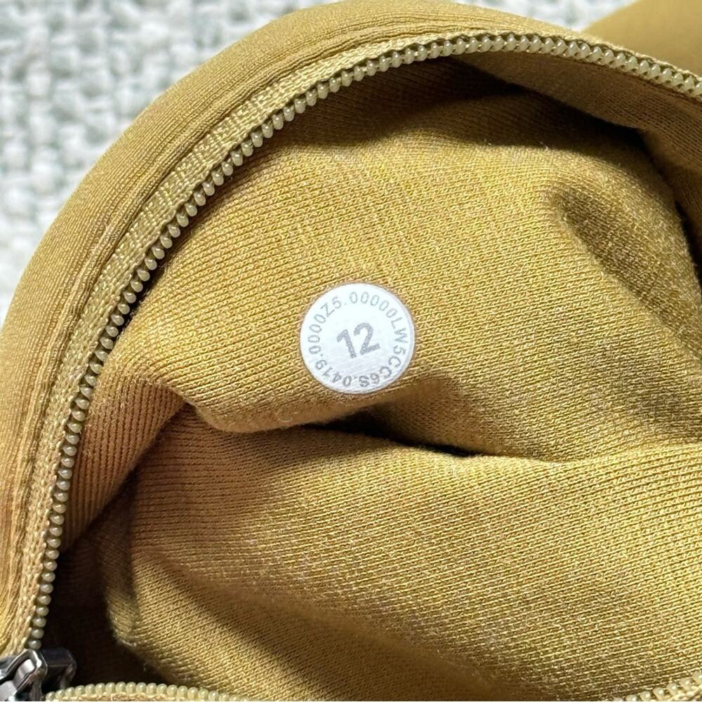 Lululemon Flurry Up Grape Leaf Yellow Super High Rise Tight 28” Women’s Size 12 - Picture 10 of 10